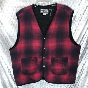 Shirt Junction Vintage Red Plaid Vest